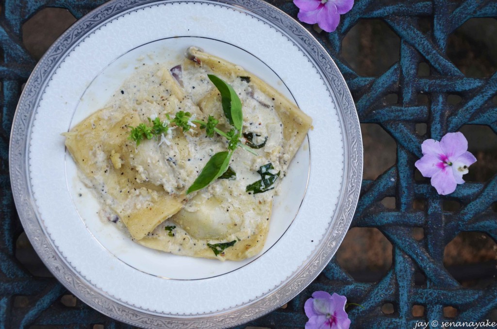 Ricotta-mushroom-ravioli