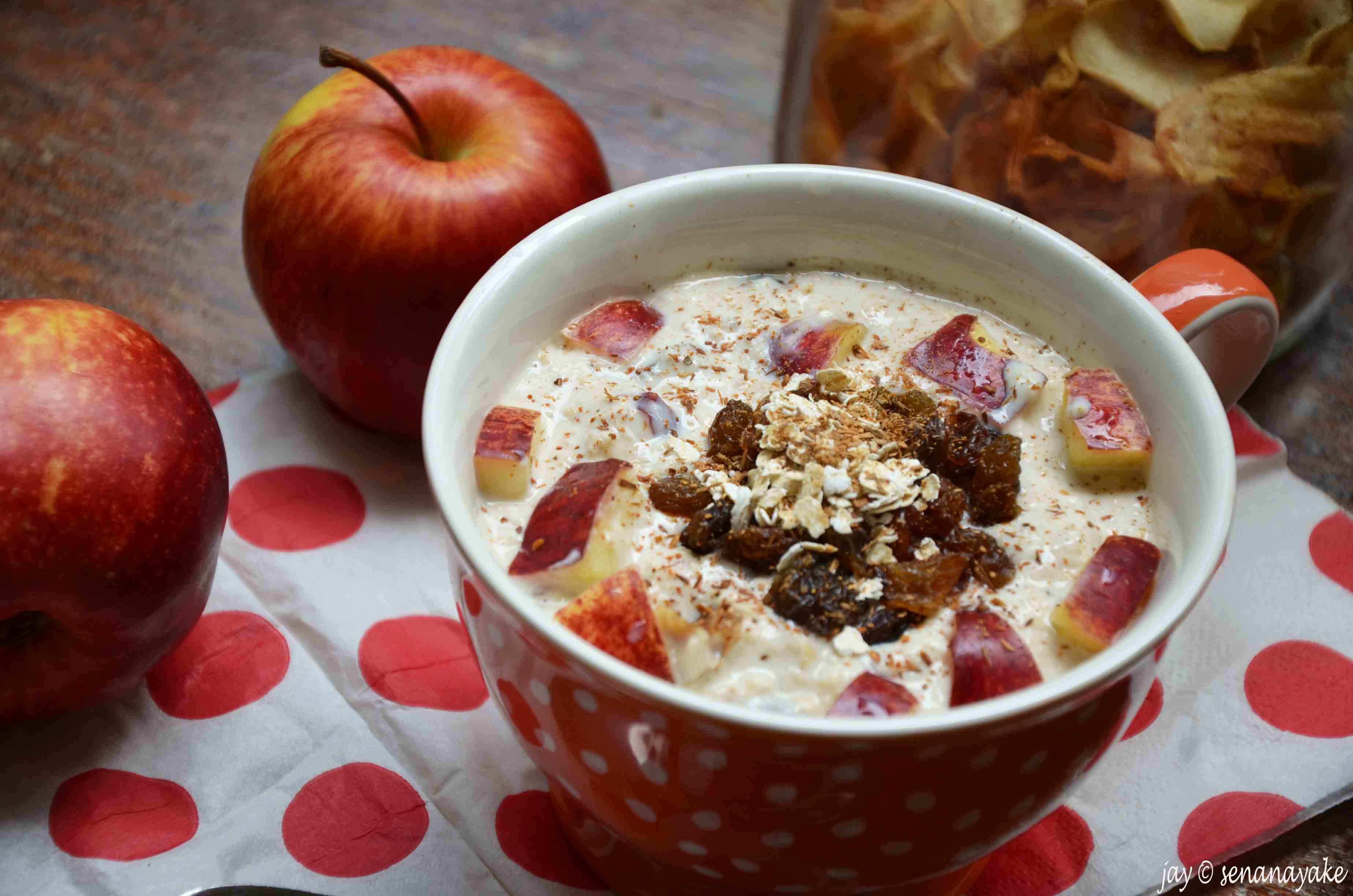 Apple pie overnight oats