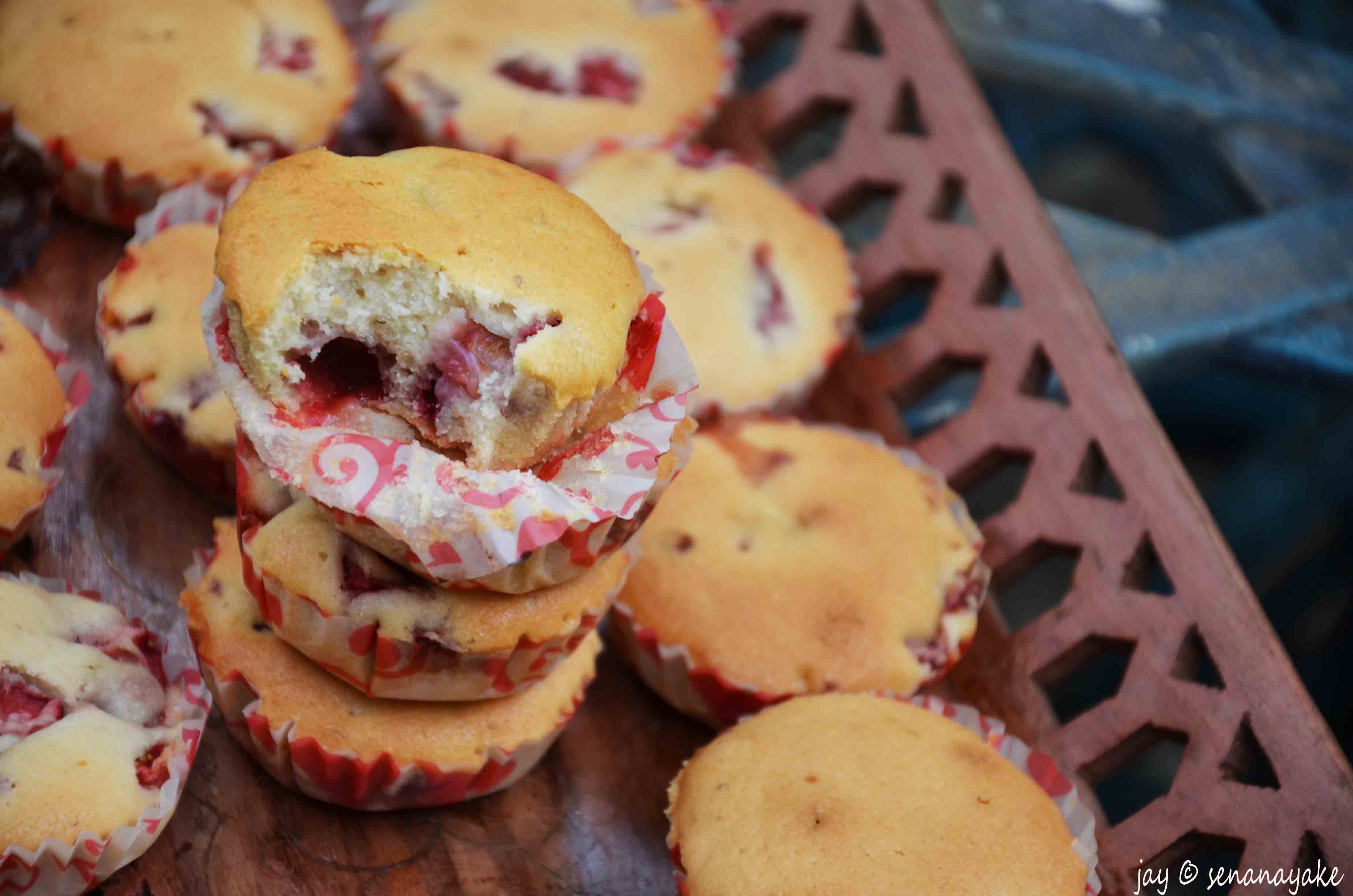 Strawberry muffins