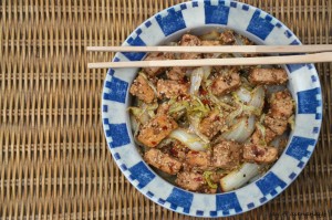 Sesame tofu stir fry