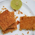 Creamy lime squares