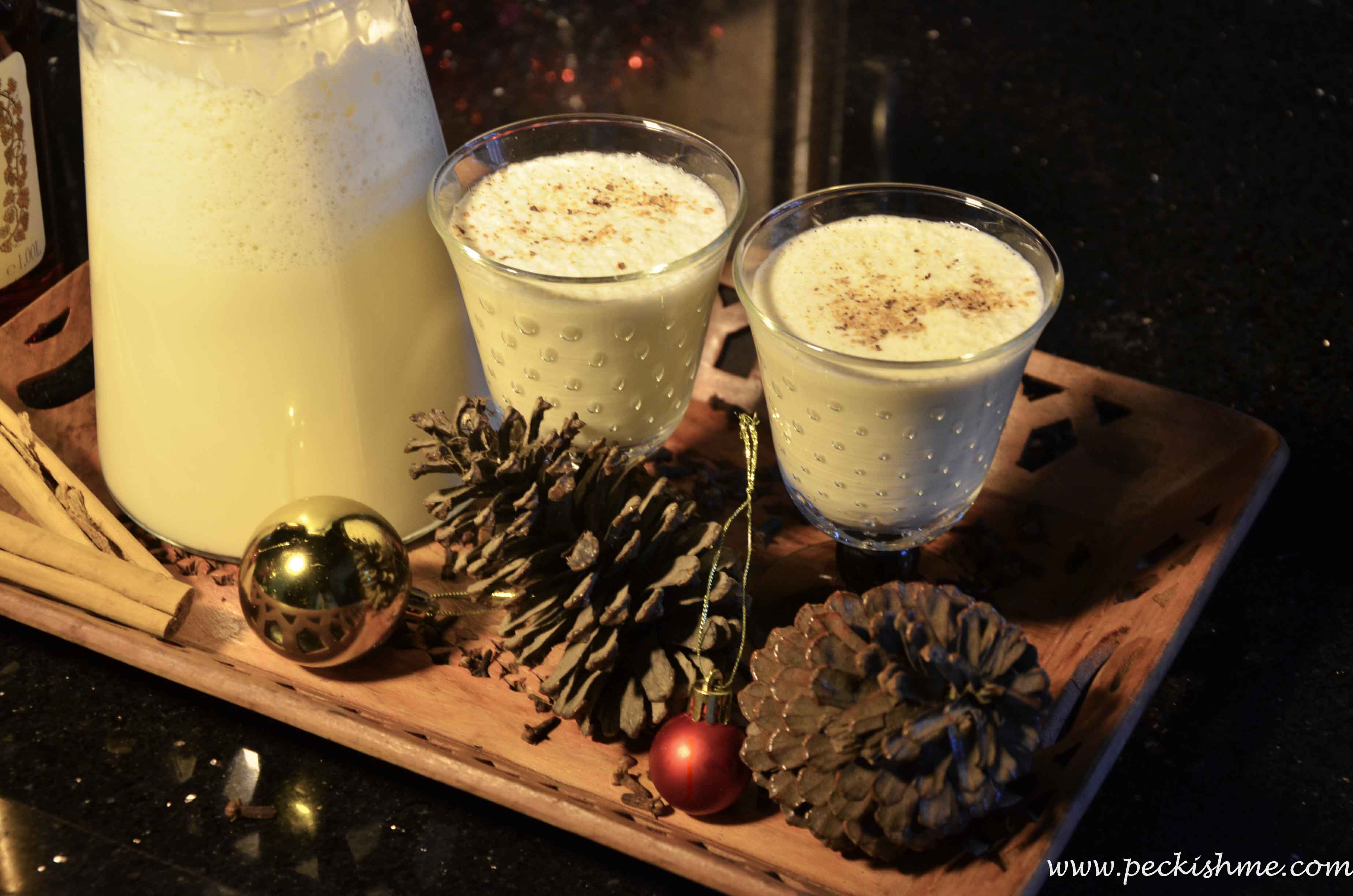 Let's hog the eggnog! A Christmas recipe