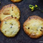 Passion fruit cookies with white chocolate