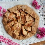 Apple and cheddar galette