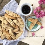 Almond Biscotti with chia seeds